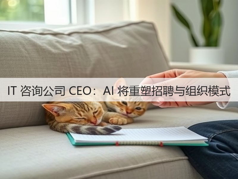IT 咨询公司 CEO:AI 将重塑招聘与组织模式(图2) IT 咨询公司 CEO:AI 将重塑招聘与组织模式(图2)