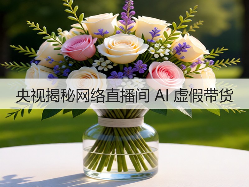 央视揭秘网络直播间 AI 虚假带货