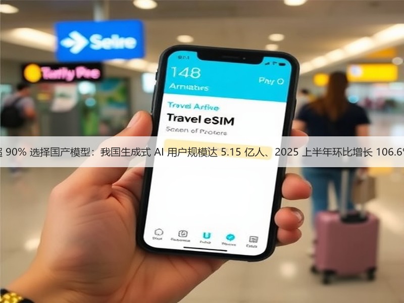 超 90% 选择国产模型:我国生成式 AI 用户规模达 5.15 亿人、2025 上半年环比增长 106.6%(图3) 超 90% 选择国产模型:我国生成式 AI 用户规模达 5.15 亿人、2025 上半年环比增长 106.6%(图3)