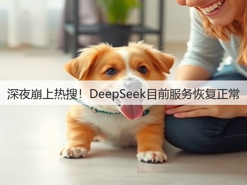深夜崩上热搜！DeepSeek目前服务恢复正常(图2)