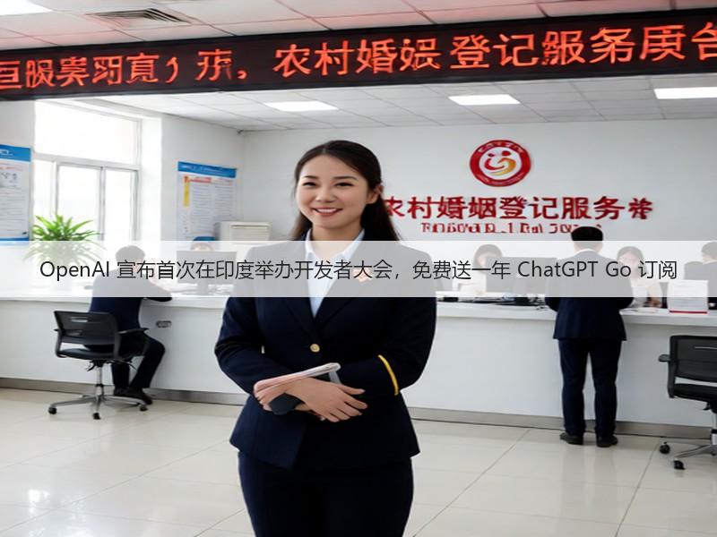 OpenAI 宣布首次在印度举办开发者大会，免费送一年 ChatGPT Go 订阅(图3)