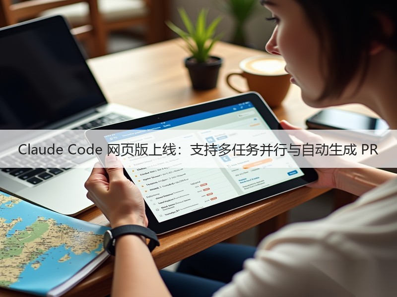 Claude Code 网页版上线：支持多任务并行与自动生成 PR