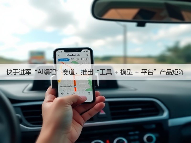 快手进军“AI编程”赛道，推出“工具 + 模型 + 平台”产品矩阵(图2)