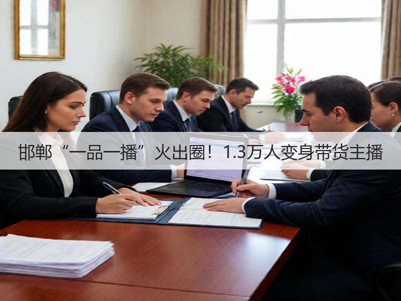 邯郸“一品一播”火出圈!1.3万人变身带货主播(图2) 邯郸“一品一播”火出圈!1.3万人变身带货主播(图2)
