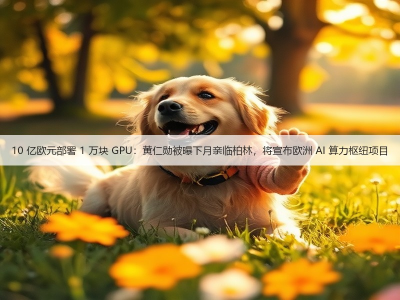 10 亿欧元部署 1 万块 GPU:黄仁勋被曝下月亲临柏林,将宣布欧洲 AI 算力枢纽项目(图2) 10 亿欧元部署 1 万块 GPU:黄仁勋被曝下月亲临柏林,将宣布欧洲 AI 算力枢纽项目(图2)
