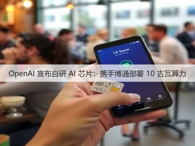 OpenAI 宣布自研 AI 芯片:携手博通部署 10 吉瓦算力(图3) OpenAI 宣布自研 AI 芯片:携手博通部署 10 吉瓦算力(图3)