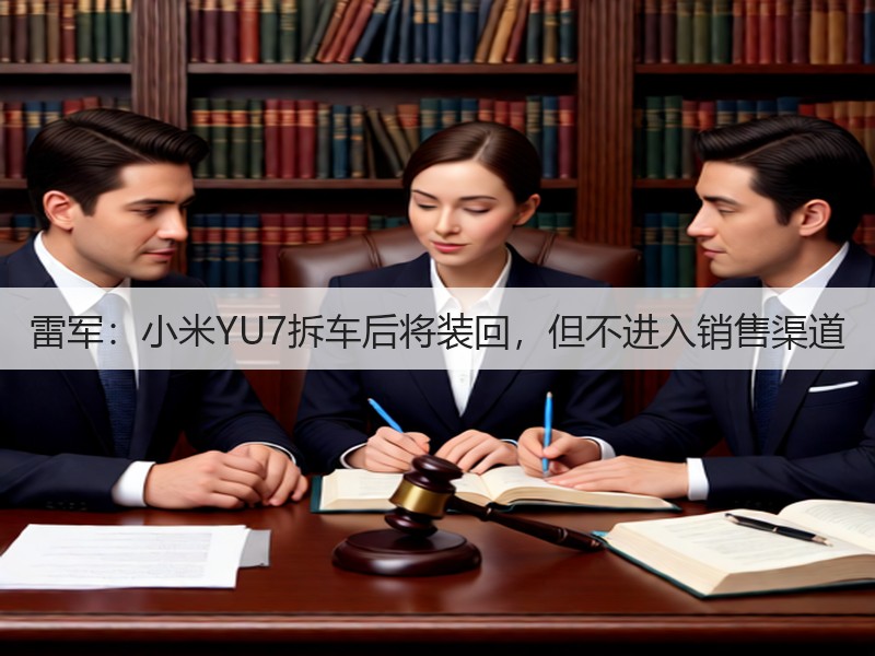 雷军：小米YU7拆车后将装回，但不进入销售渠道(图3)