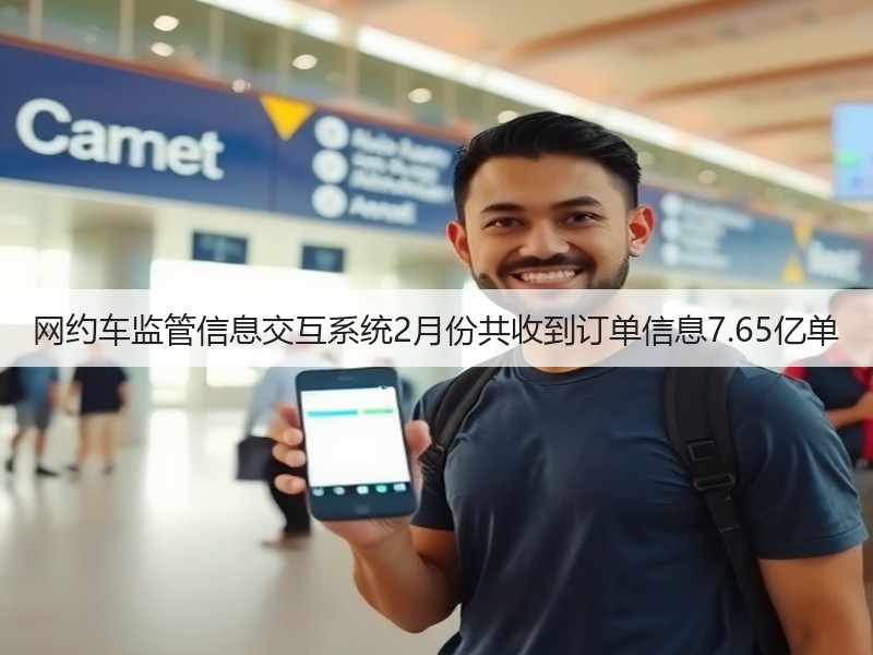 网约车监管信息交互系统2月份共收到订单信息7.65亿单(图3)
