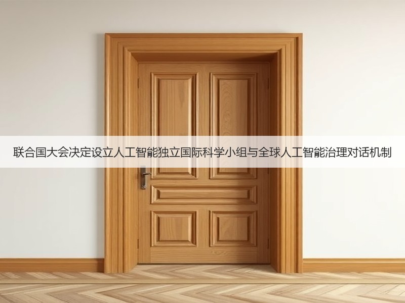 联合国大会决定设立人工智能独立国际科学小组与全球人工智能治理对话机制(图3)