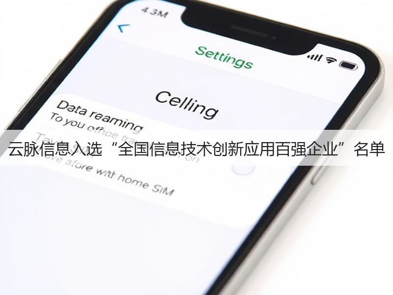 云脉信息入选“全国信息技术创新应用百强企业”名单(图3) 云脉信息入选“全国信息技术创新应用百强企业”名单(图3)