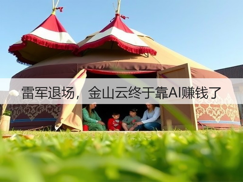 雷军退场，金山云终于靠AI赚钱了(图3)