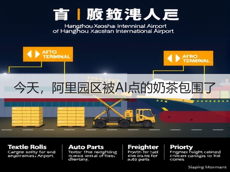 今天，阿里园区被AI点的奶茶包围了(图2)