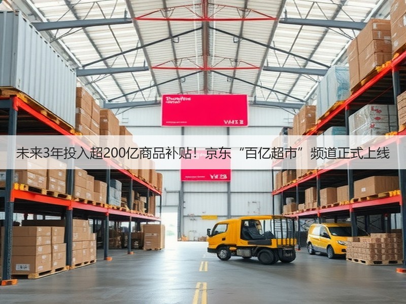 未来3年投入超200亿商品补贴！京东“百亿超市”频道正式上线(图3)