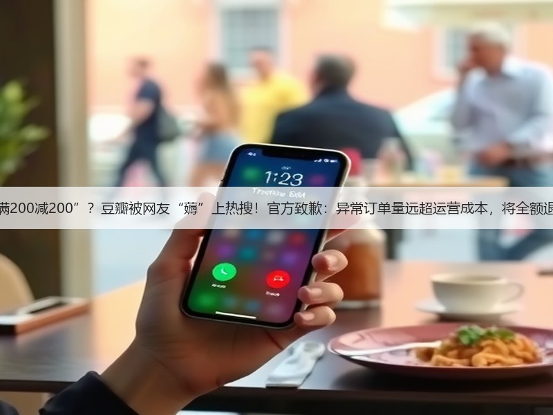 “满200减200”？豆瓣被网友“薅”上热搜！官方致歉：异常订单量远超运营成本，将全额退款(图2)