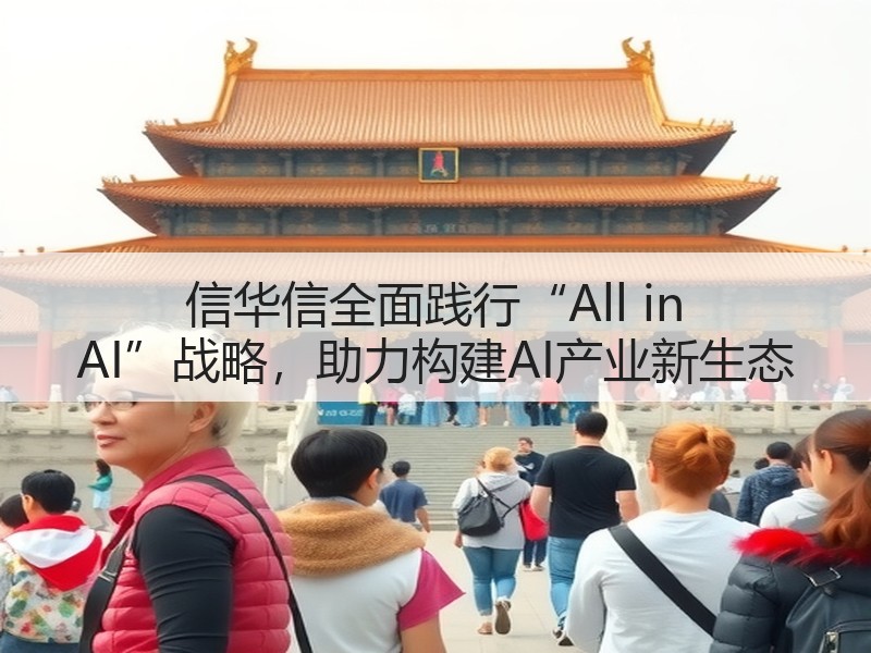 信华信全面践行“All in AI”战略，助力构建AI产业新生态(图3)