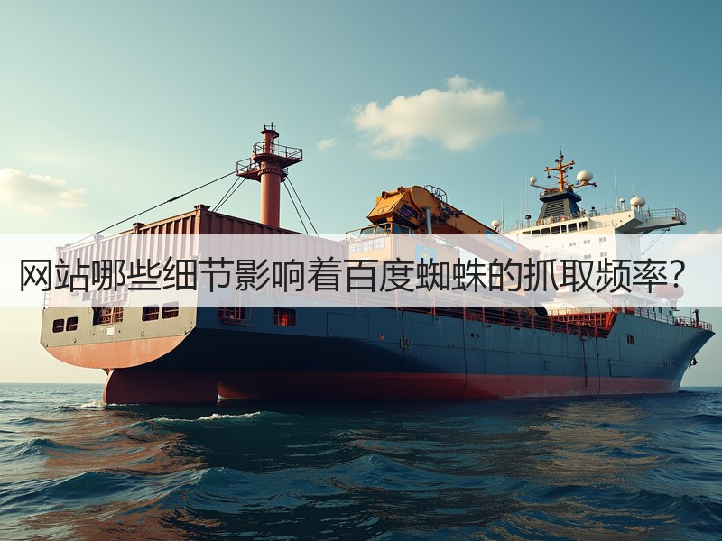 网站哪些细节影响着百度蜘蛛的抓取频率？(图3)