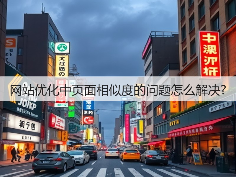 网站优化中页面相似度的问题怎么解决?(图3)