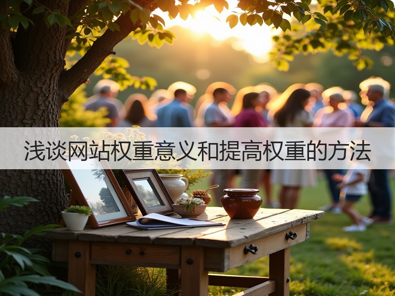 浅谈网站权重意义和提高权重的方法(图2)