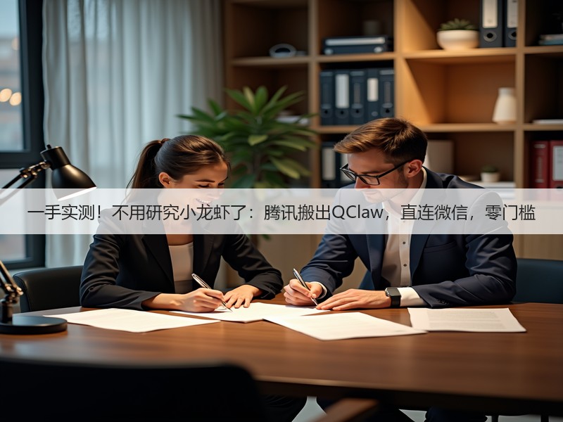 一手实测！不用研究小龙虾了：腾讯搬出QClaw，直连微信，零门槛(图2)