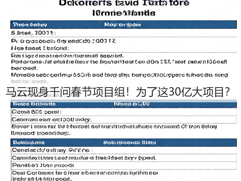 马云现身千问春节项目组！为了这30亿大项目？(图3)