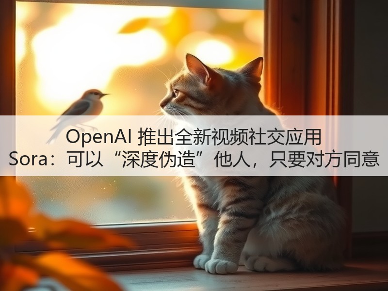 OpenAI 推出全新视频社交应用 Sora:可以“深度伪造”他人,只要对方同意(图1) OpenAI 推出全新视频社交应用 Sora:可以“深度伪造”他人,只要对方同意(图1)