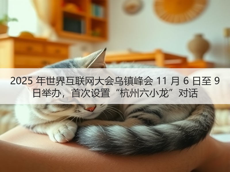 2025 年世界互联网大会乌镇峰会 11 月 6 日至 9 日举办，首次设置“杭州六小龙”对话