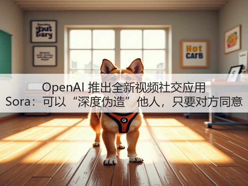 OpenAI 推出全新视频社交应用 Sora:可以“深度伪造”他人,只要对方同意(图3) OpenAI 推出全新视频社交应用 Sora:可以“深度伪造”他人,只要对方同意(图3)