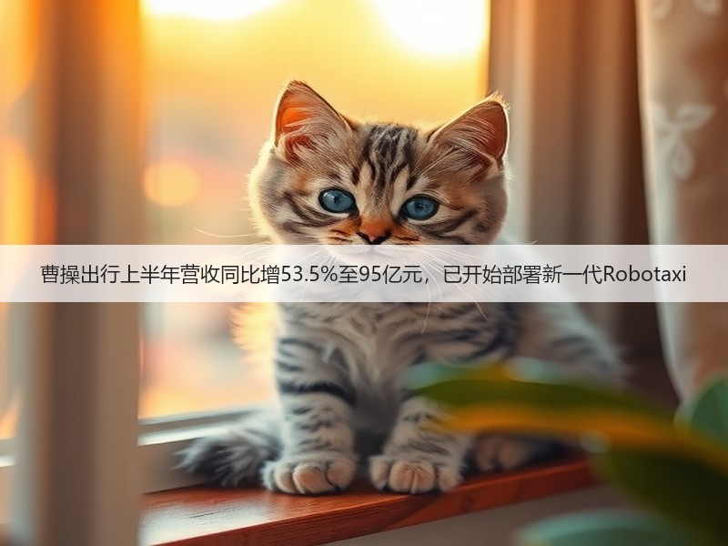 曹操出行上半年营收同比增53.5%至95亿元,已开始部署新一代Robotaxi(图2) 曹操出行上半年营收同比增53.5%至95亿元,已开始部署新一代Robotaxi(图2)