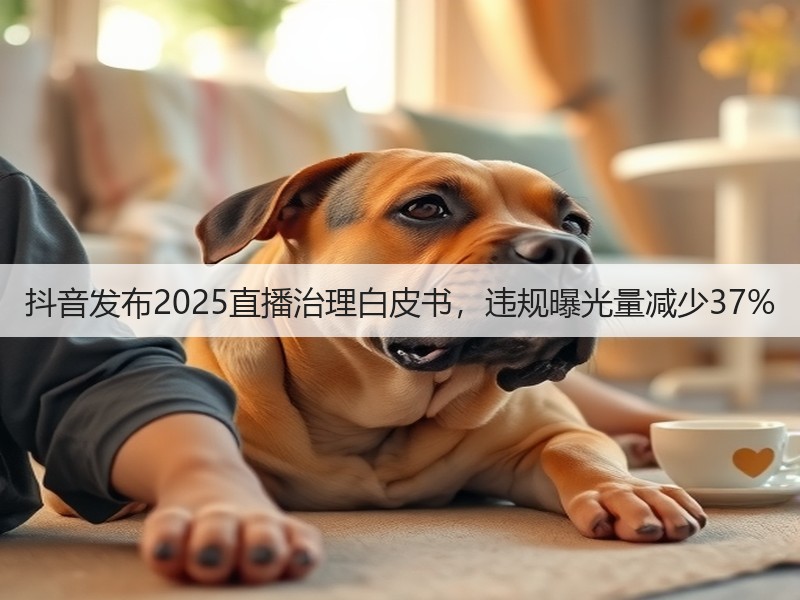 抖音发布2025直播治理白皮书，违规曝光量减少37%(图2)