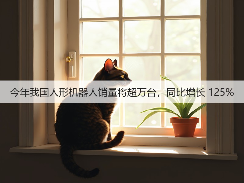 今年我国人形机器人销量将超万台，同比增长 125%(图3)