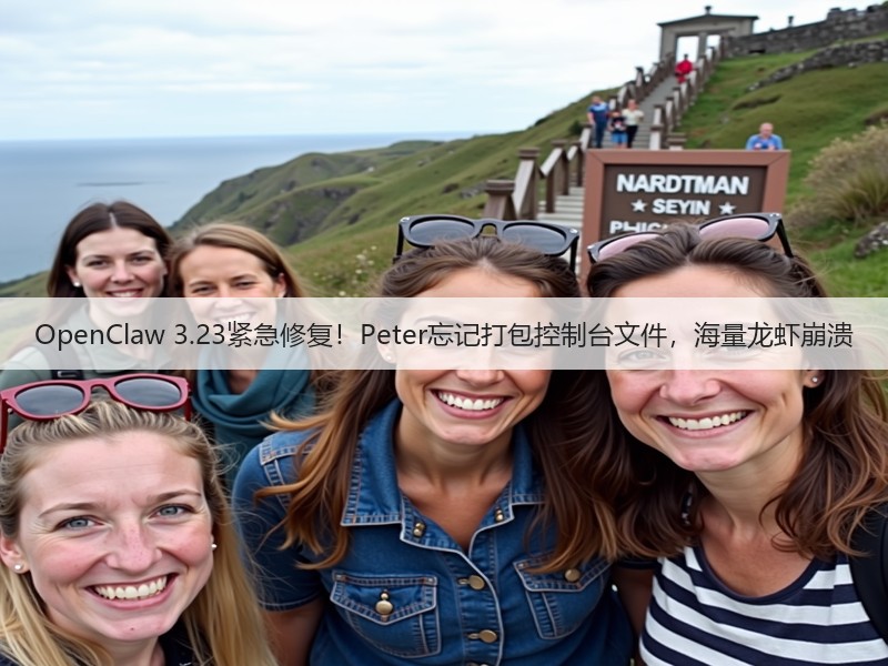 OpenClaw 3.23紧急修复!Peter忘记打包控制台文件,海量龙虾崩溃(图3) OpenClaw 3.23紧急修复!Peter忘记打包控制台文件,海量龙虾崩溃(图3)