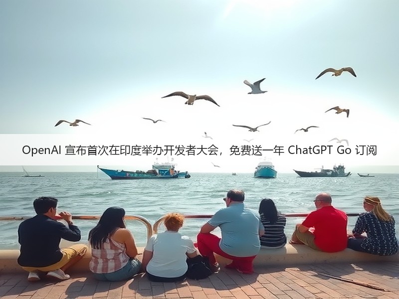 OpenAI 宣布首次在印度举办开发者大会，免费送一年 ChatGPT Go 订阅(图3)