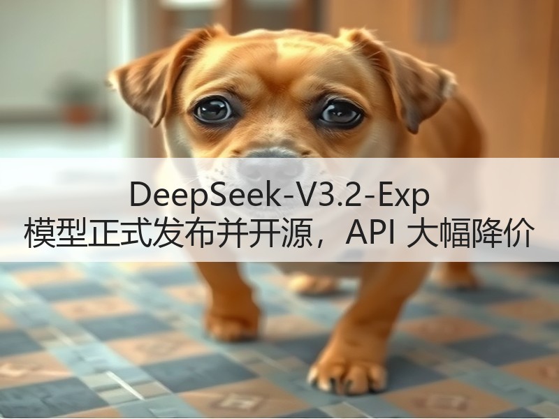DeepSeek-V3.2-Exp 模型正式发布并开源，API 大幅降价