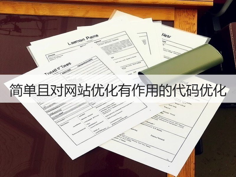 简单且对网站优化有作用的代码优化