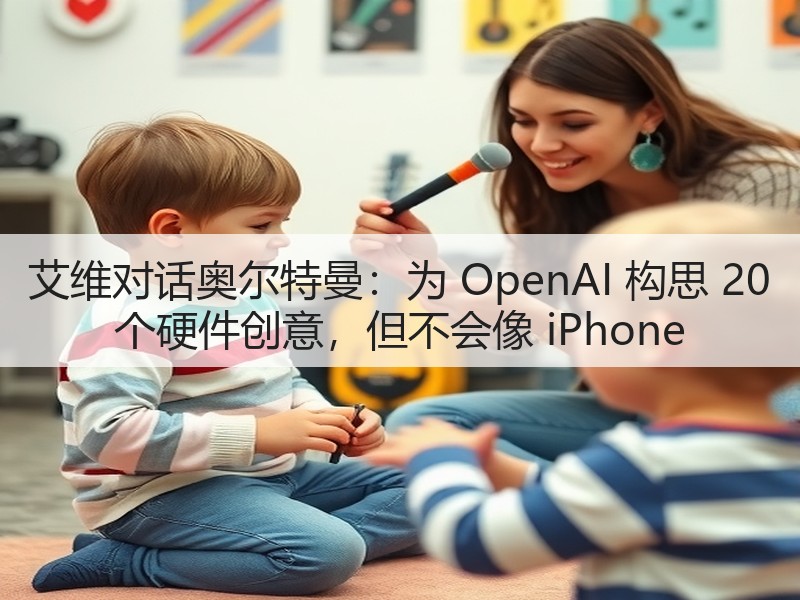 艾维对话奥尔特曼:为 OpenAI 构思 20 个硬件创意,但不会像 iPhone(图1) 艾维对话奥尔特曼:为 OpenAI 构思 20 个硬件创意,但不会像 iPhone(图1)