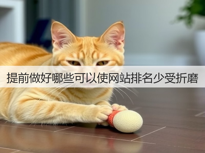 提前做好哪些可以使网站排名少受折磨(图3)