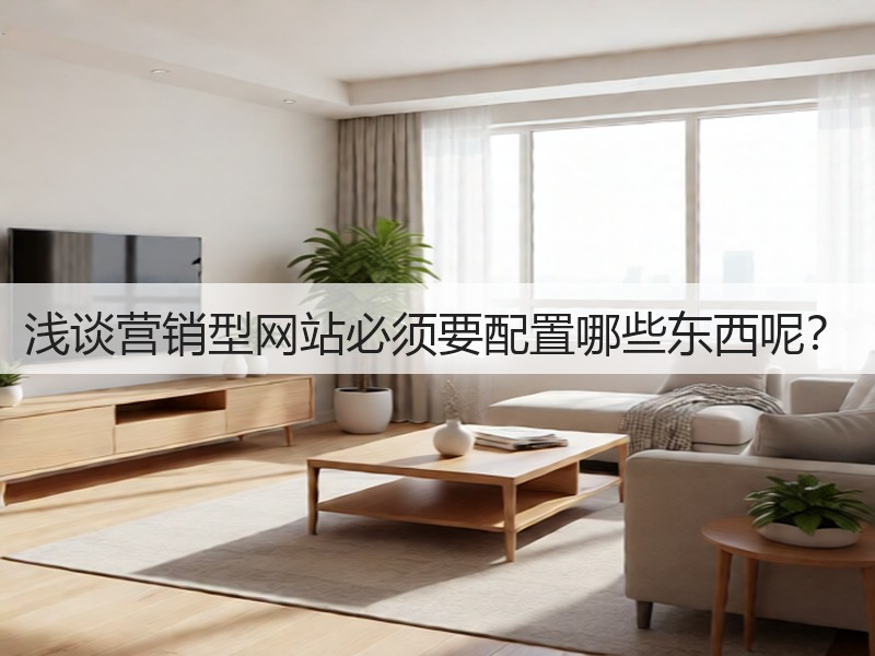 浅谈营销型网站必须要配置哪些东西呢？(图2)