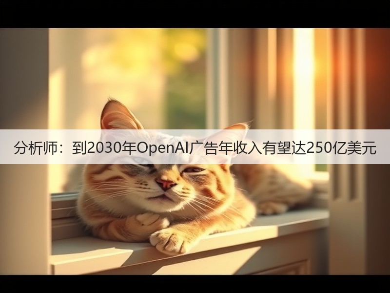 分析师：到2030年OpenAI广告年收入有望达250亿美元(图2)
