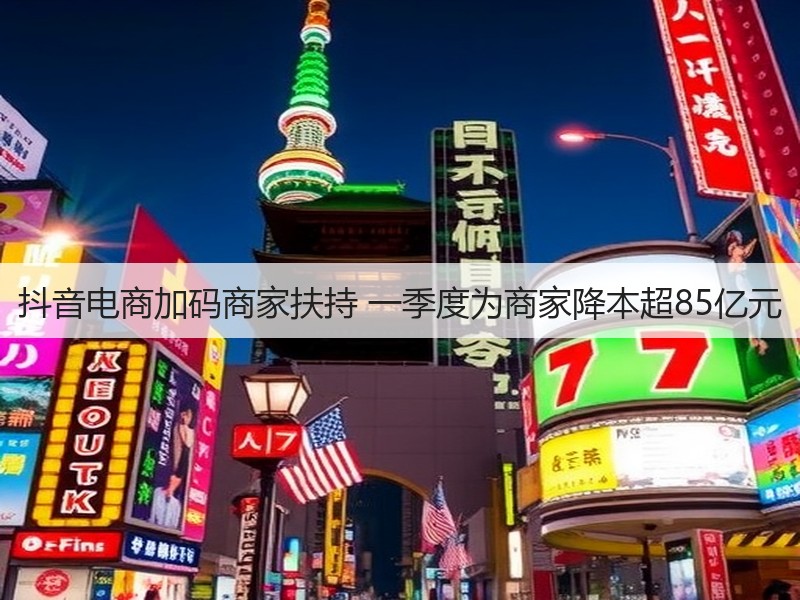 抖音电商加码商家扶持 一季度为商家降本超85亿元(图2) 抖音电商加码商家扶持 一季度为商家降本超85亿元(图2)