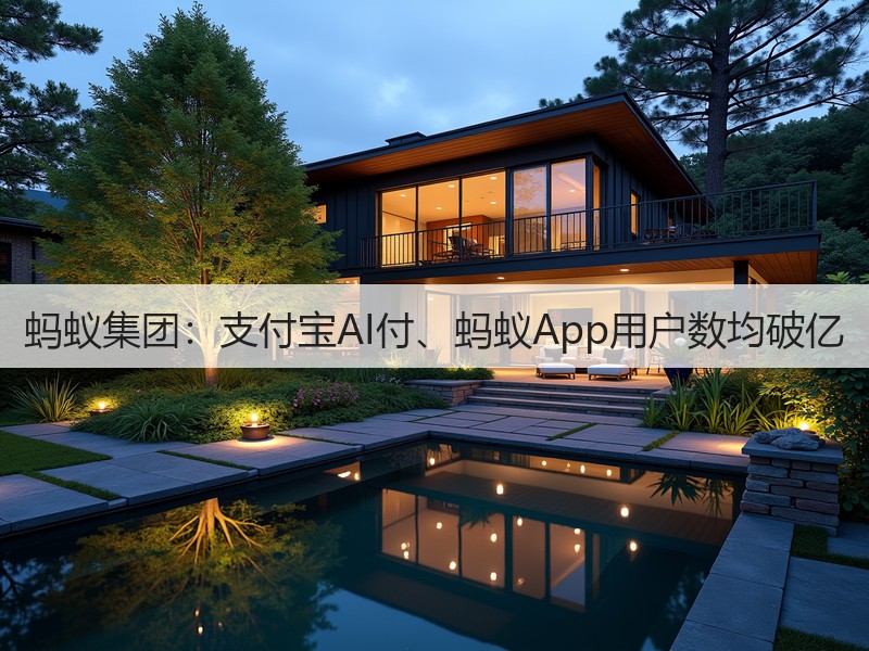 蚂蚁集团：支付宝AI付、蚂蚁App用户数均破亿(图2)