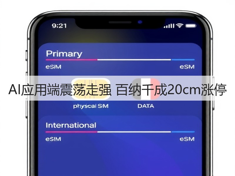 AI应用端震荡走强 百纳千成20cm涨停(图2)