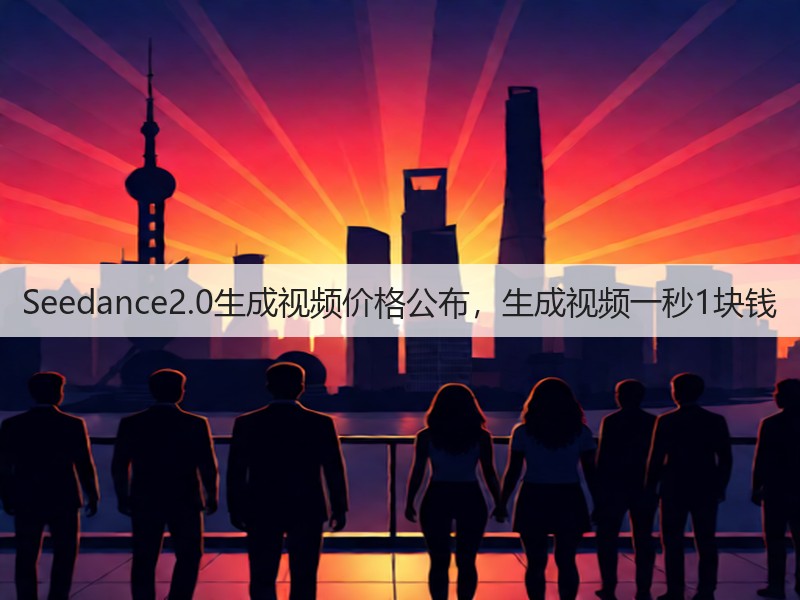 Seedance2.0生成视频价格公布，生成视频一秒1块钱(图3)