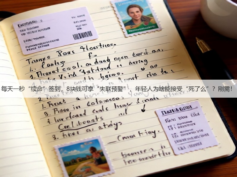 每天一秒“续命”签到,8块钱可享“失联预警”,年轻人为啥能接受“死了么”?刚需!(图2) 每天一秒“续命”签到,8块钱可享“失联预警”,年轻人为啥能接受“死了么”?刚需!(图2)