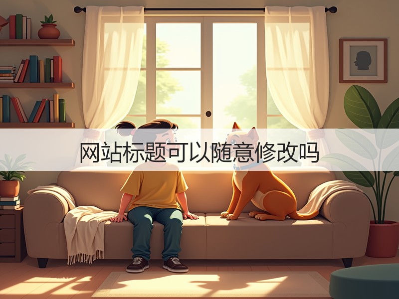 网站标题可以随意修改吗(图3)
