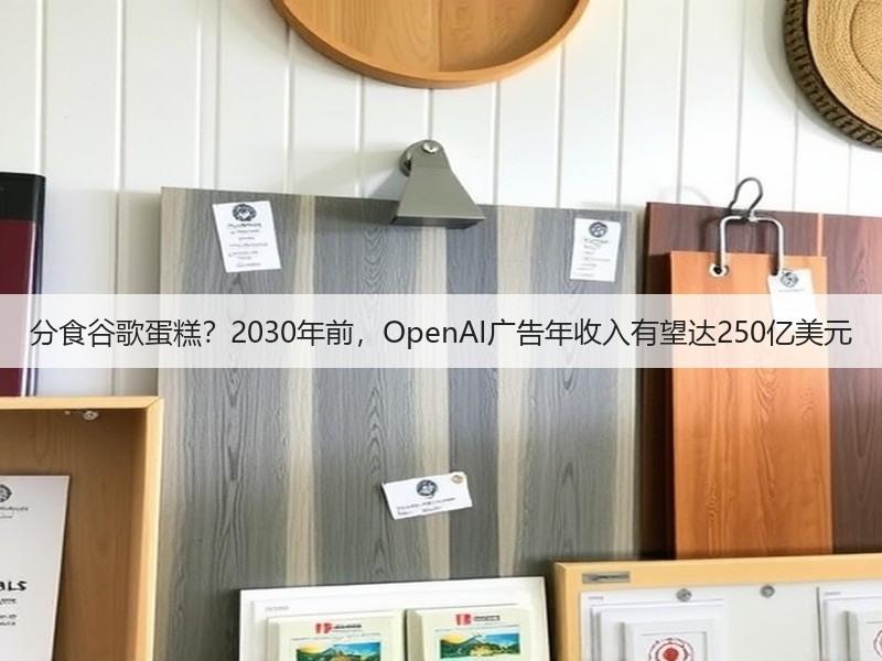分食谷歌蛋糕?2030年前,OpenAI广告年收入有望达250亿美元(图2) 分食谷歌蛋糕?2030年前,OpenAI广告年收入有望达250亿美元(图2)