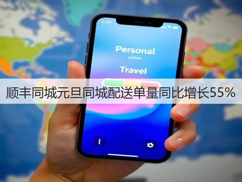 顺丰同城元旦同城配送单量同比增长55%(图3)