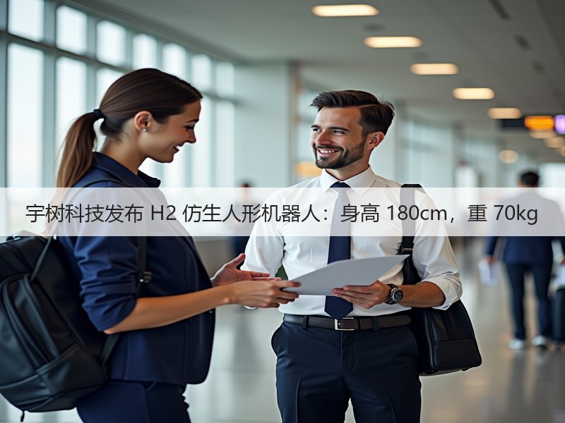 宇树科技发布 H2 仿生人形机器人:身高 180cm,重 70kg(图3) 宇树科技发布 H2 仿生人形机器人:身高 180cm,重 70kg(图3)