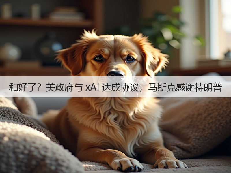 和好了？美政府与 xAI 达成协议，马斯克感谢特朗普(图2)