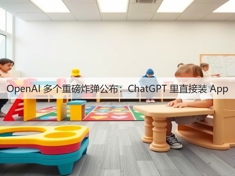 OpenAI 多个重磅炸弹公布:ChatGPT 里直接装 App(图1) OpenAI 多个重磅炸弹公布:ChatGPT 里直接装 App(图1)