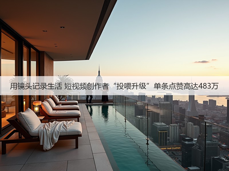 用镜头记录生活 短视频创作者“投喂升级”单条点赞高达483万(图2)